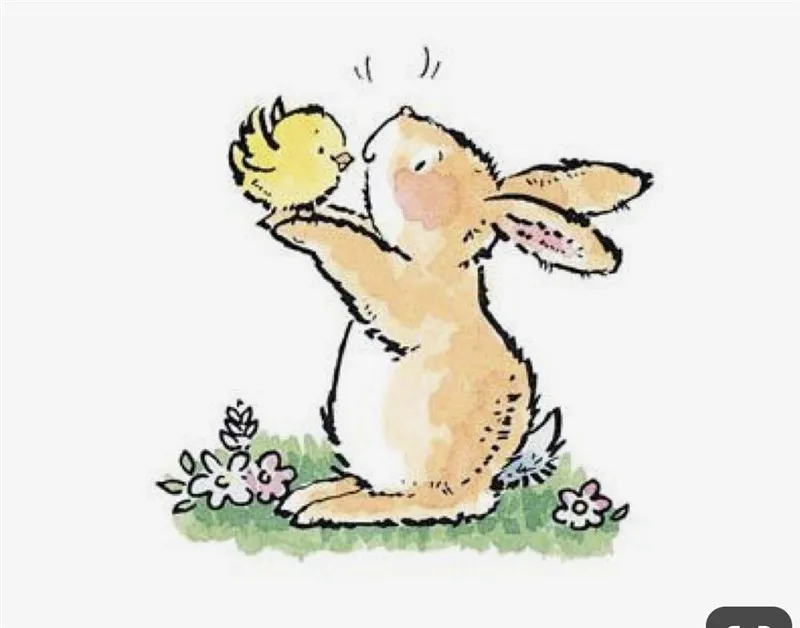 Прозрачные силиконовые штампы в виде кролика 10 х10 дюймов|Штампики| |