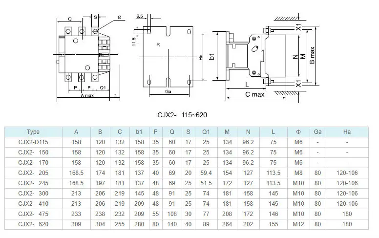 CHINT CJX2-09 контактор переменного тока серии 9A CJX2-0910 1NO CJX2-0901 1NC катушки Напряжение AC220V 110V 380V 24V 36V 48V