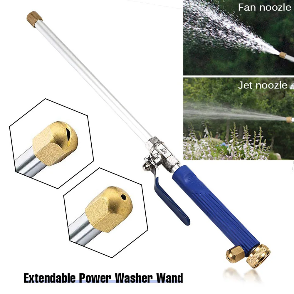 Amduine Car High Pressure Water Gun 46cm Jet Garden Washer Hose Wand Nozzle Sprayer Watering Spray Sprinkler Cleaning Tool | Дом и сад