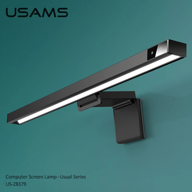 USAMS High CRI приглушаемая защита глаз светодиодный экран USB лампы с кабелем для