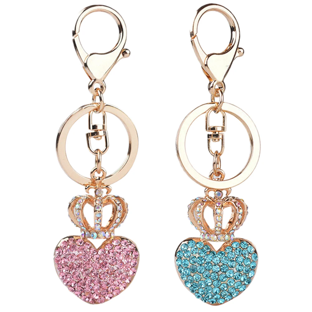 Брелок для ключей с короной и сердцем|Брелоки| |