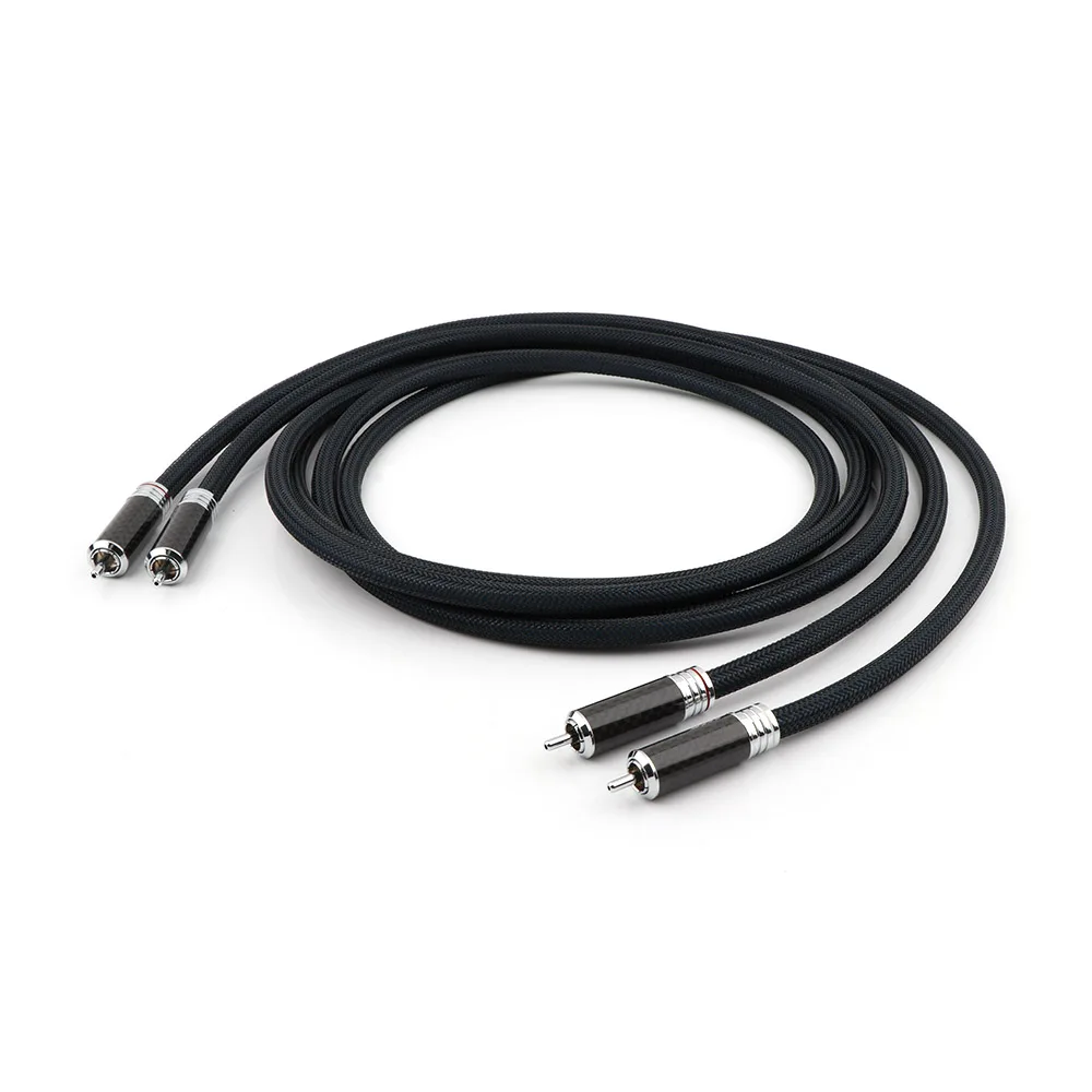 Медный Hi-Fi кабель X418 YTER 5N 99.9998% OCC с родиевым покрытием из углеродного волокна