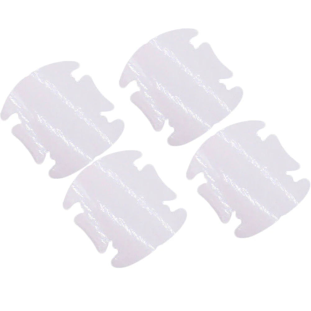 4 шт. Универсальный прозрачная автомобильная ручка двери Анти Царапины Плёнки