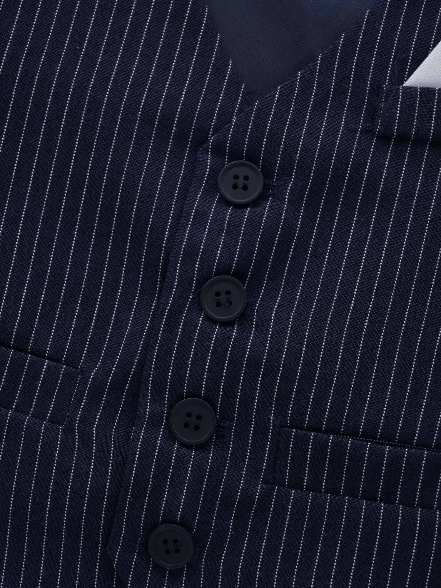 Kids Boys Gentleman Suits Wedding Blazers Clothes Set Formal Stripe Costume Button Down Vest with Pants Bow Tie Boy Party Outfit