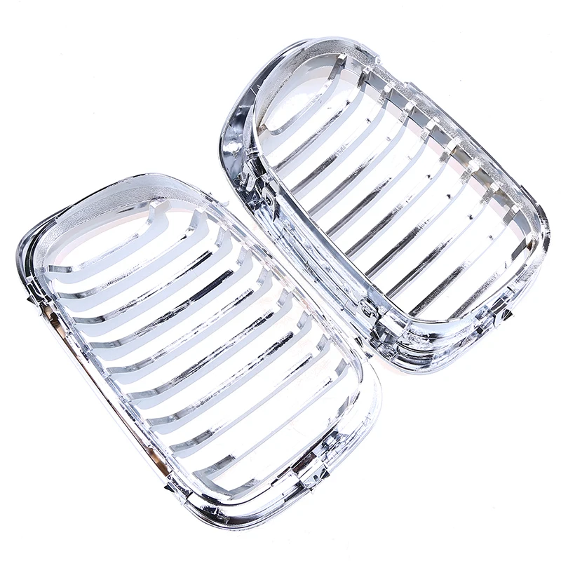 2 Хром Передняя решетка радиатора POSSBAY решетки Стайлинг автомобиля для BMW 3-Series E46