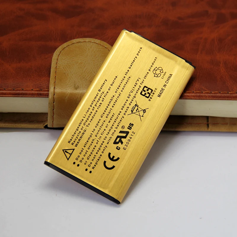Сменный золотой аккумулятор S5 для Samsung Galaxy i9600 G9008V G9006 G900R4 золотистая батарея с