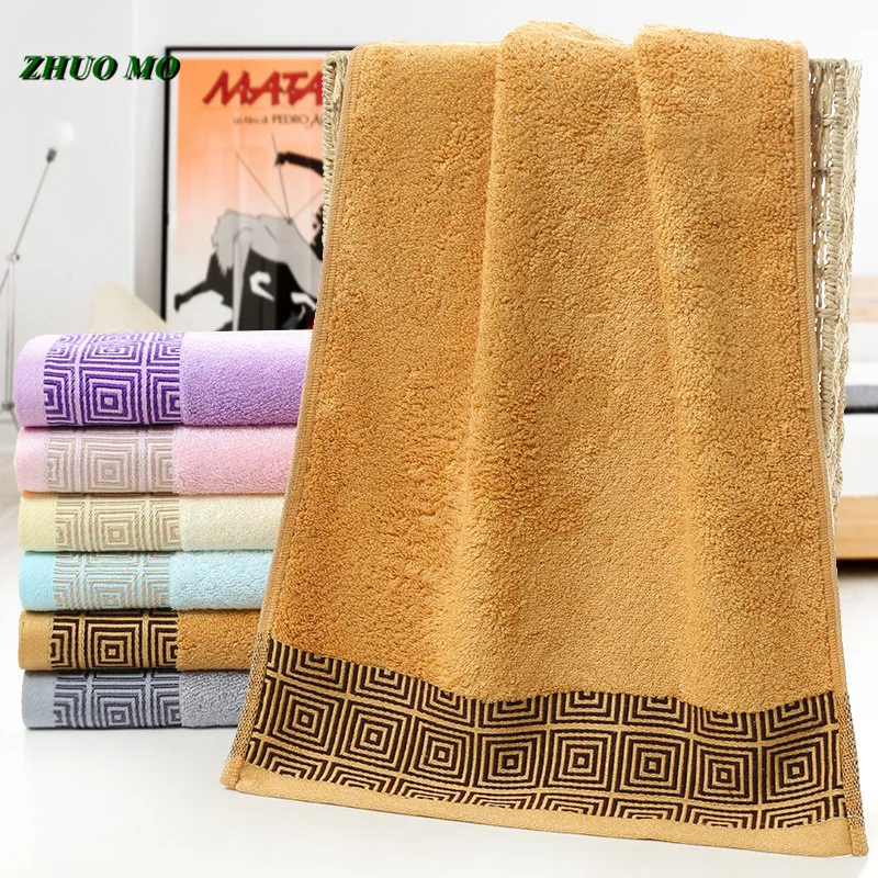 

1pc 34x74cm Towel for home Shower Soft 100% Bamboo Fiber travel For Adults 6 colors Thick Bathroom Super Absorbent Towel