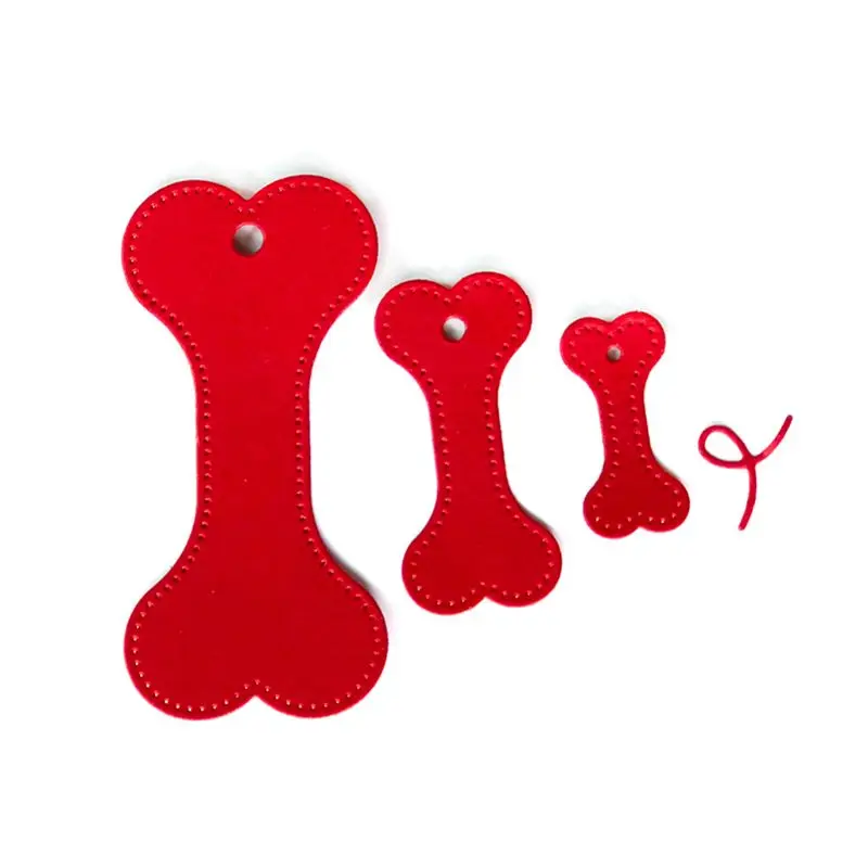 Трафарет из углеродистой стали для высечки костей мультяшных собак штамп