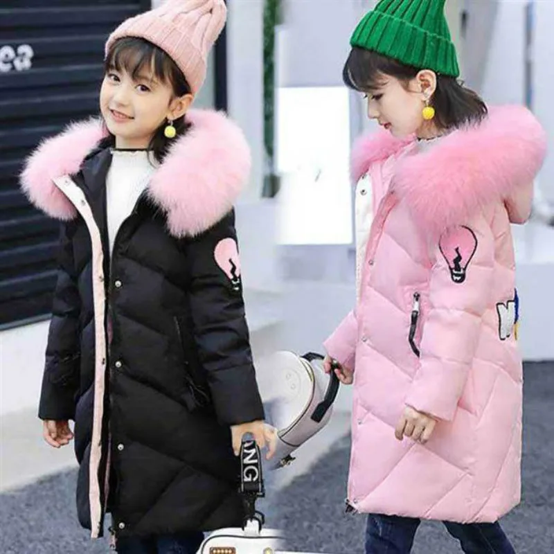 Осенне зимняя куртка для малышей девочек утепленная на подкладке из хлопка с