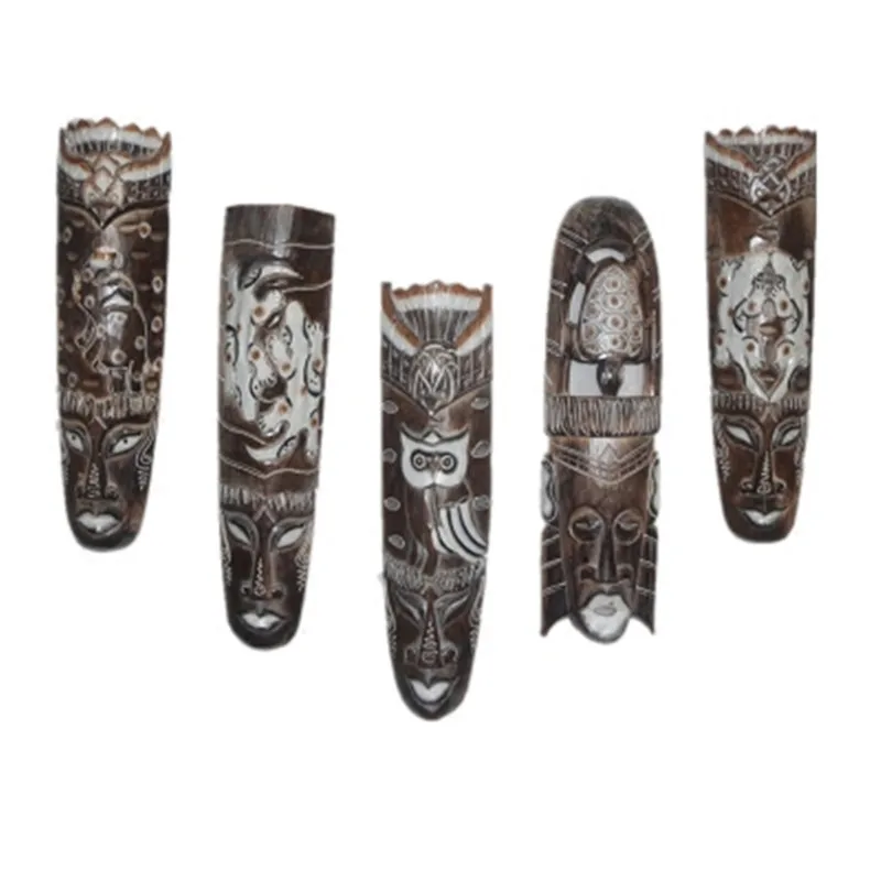 Стиль Юго Восточной Азии стереоскопические Afican маски резьба по дереву настенные