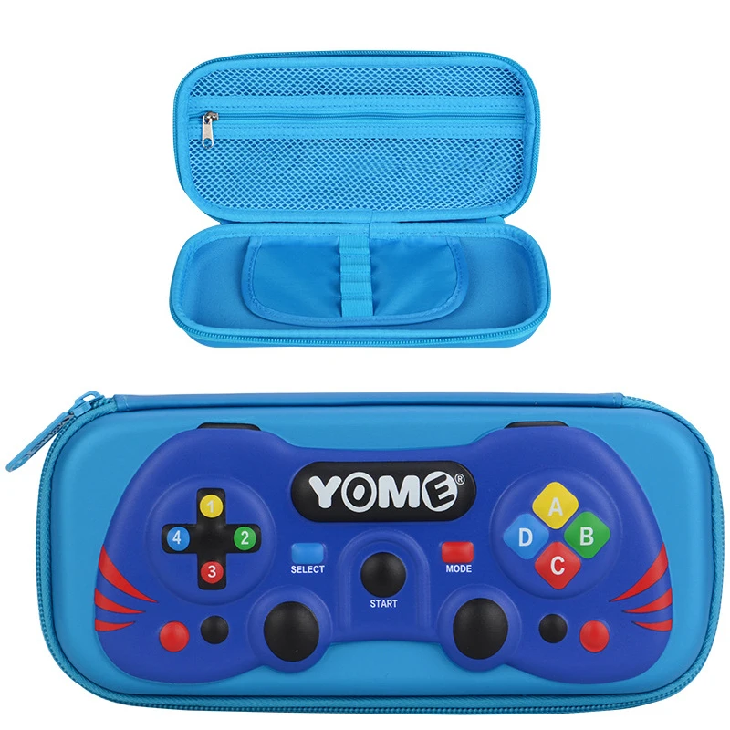 Синяя игра для мальчиков пенал Чехол кабеля игровой автомат карандашей сумка