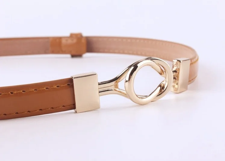 Женское платье с поясом из лакированной кожи FEECOLOR 3 шт. | Аксессуары для одежды