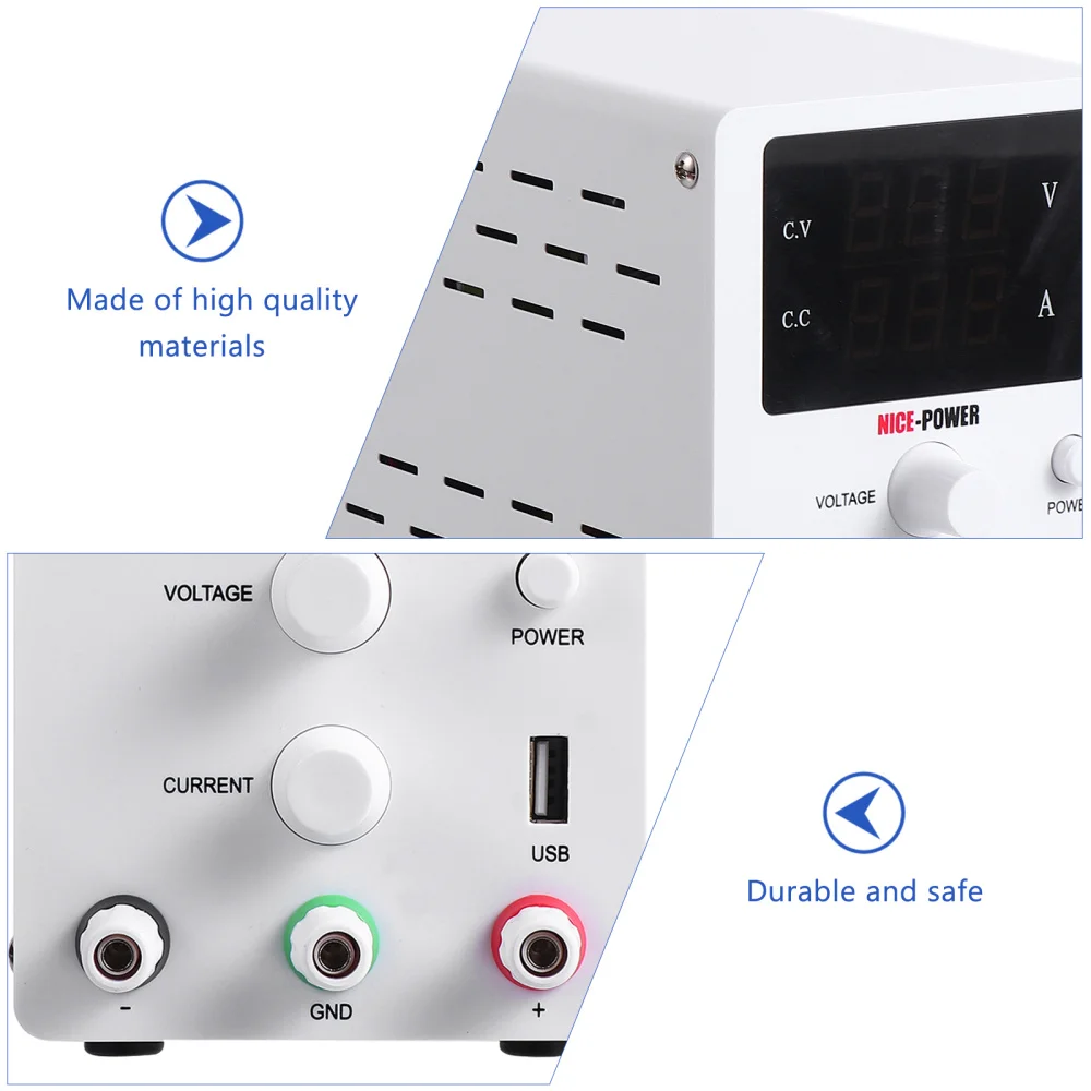 

USB DC Laboratory Regulated Power Supply Voltage Regulator Stabilizer Plug