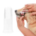 1 шт., резиновая зубная щётка для кошек и собак