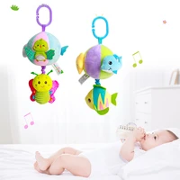 baby musical hanging toys with squeaker plush soft stuffed animal 0 12 months girls boys newborn kids toddlers for bed crib pram