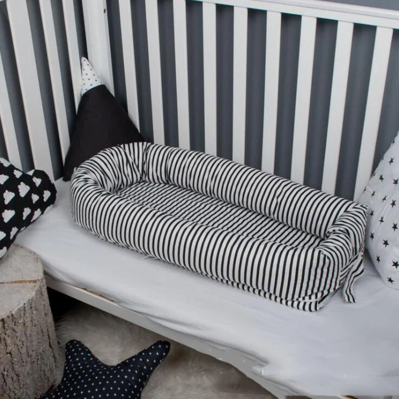 Детская портативная кроватка спальная корзина хлопковая детская бамперы для