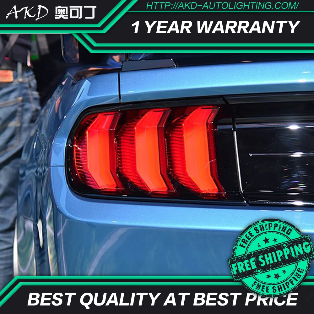 

Car Styling for Ford Mustang Tail Lights 2015-2019 Dynamic Signal Tail Lamp LED Tail Light DRL Brake Reverse auto Accessories