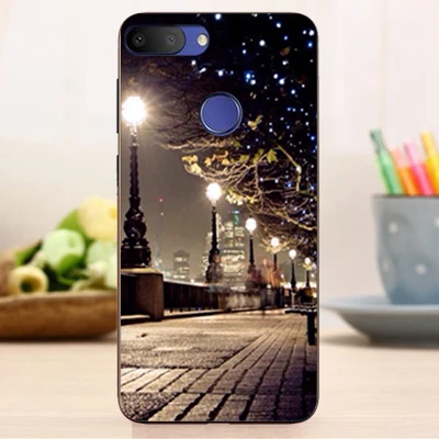 Для Alcatel 1S чехол роскошный чехол из ТПУ и силикона чехол s Телефон задняя крышка для Alcatel 1S Funda Coque - Цвет: 12