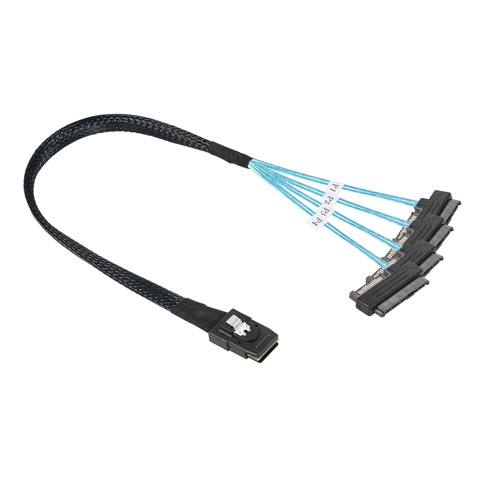 Mini SAS36P SFF-8087 to 8482 SATA Луженый Медный Кабель передачи электроэнергии для компьютера