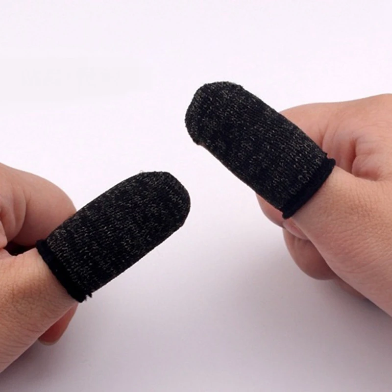 

30 Pcs Game Controller Finger Sleeve,Breathable Anti-Sweat Gaming Finger Cot for Sensitive Press Screen Finger Sleeve