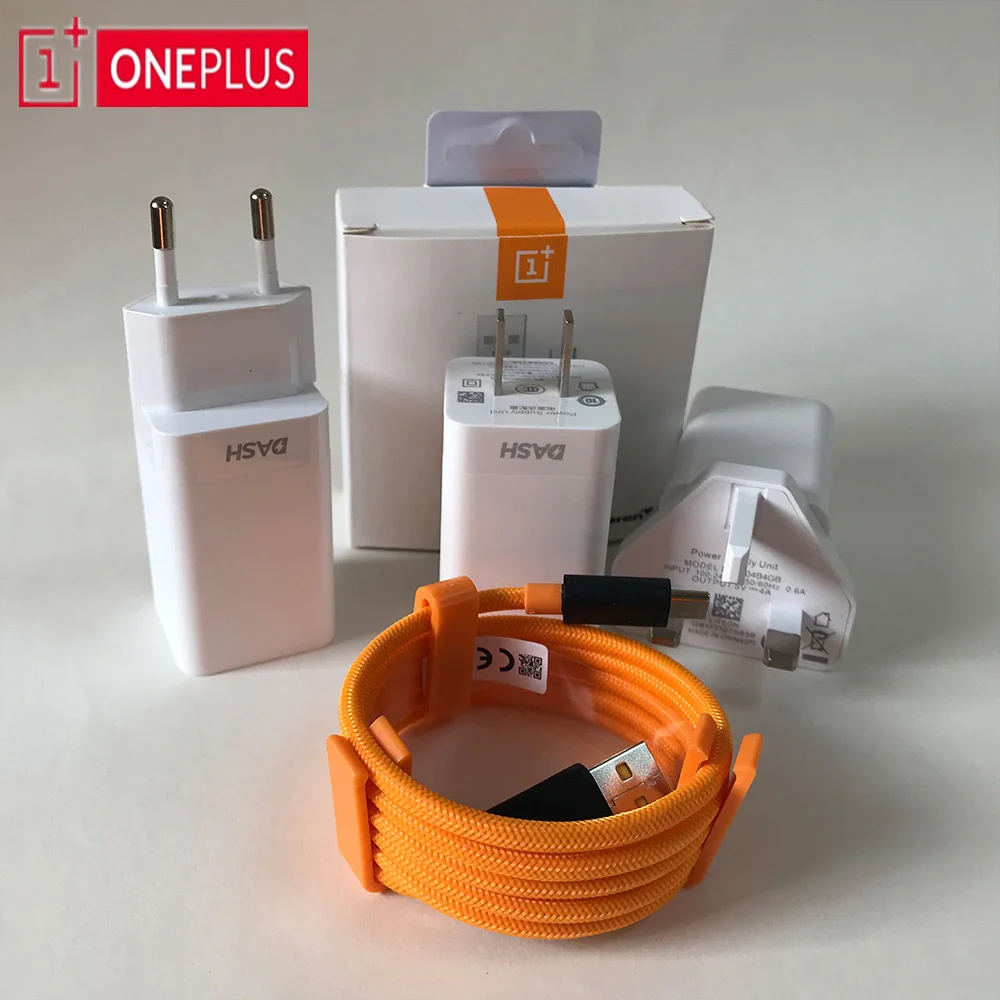 Оригинально защитное стекло быстрое зарядное устройство 5V4A для One plus 6 T/6/5/5 T/3/3T