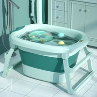 foldable baby bathtub shower plastic portable eco friendly thick body solid bathtub bucket winter banheira bathroom products 50