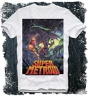Футболка Super Metroid Samus ridaran Ley SNES FAMICOM аркадная Ретро винтажная видео