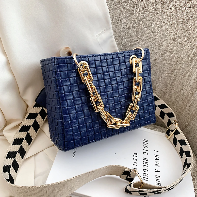 

Женская сумка-Кроссбоди, из искусственной кожи, с цепочкой