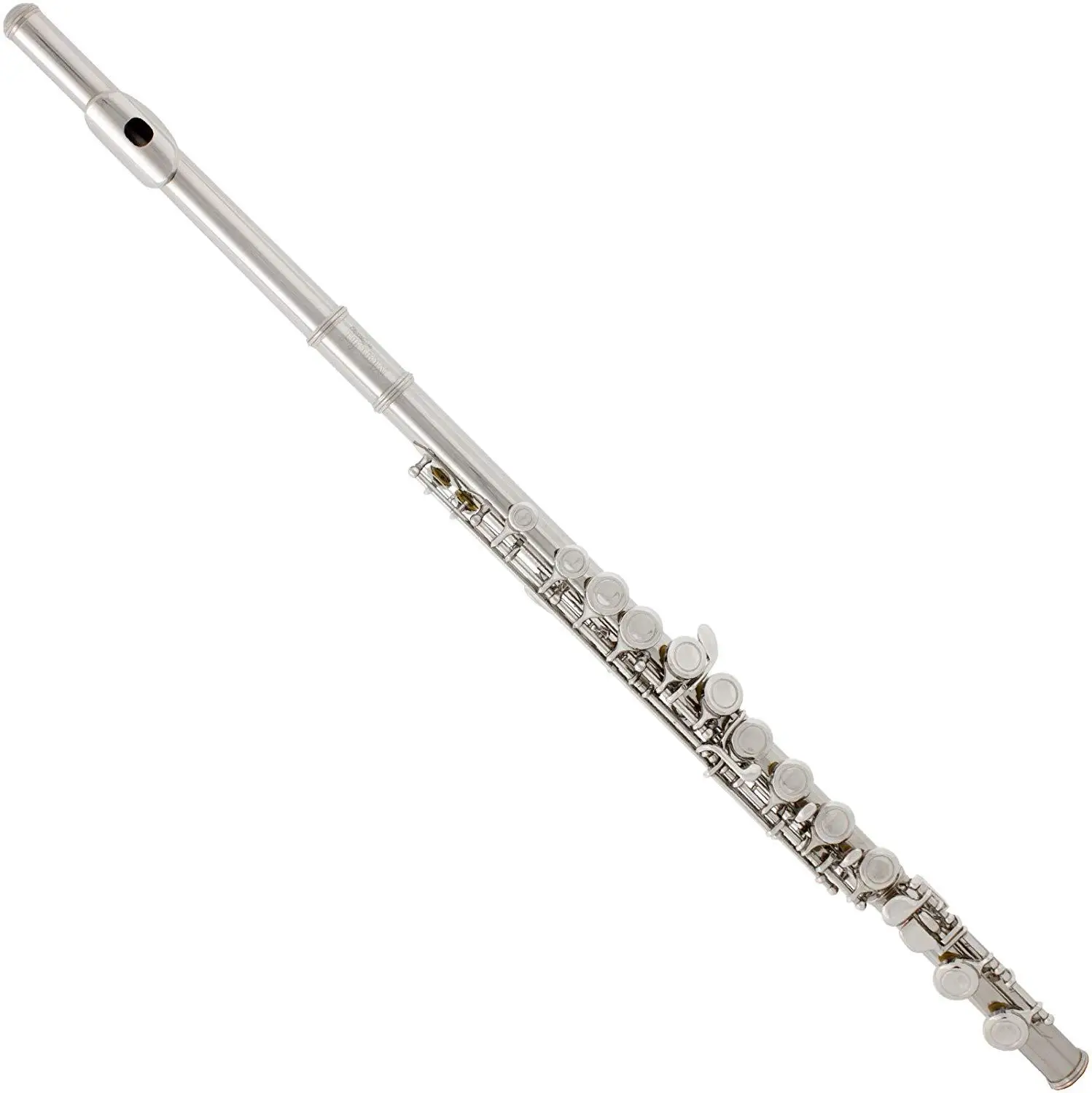 Флейта с ключом 16 отверстиями капроникель никелевым посеребренным покрытием