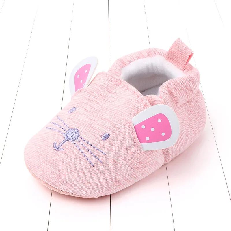

Cute Autumn Winter Infants Shoes Baby Girl Boy Polka Dot Knitting Boots Casual Sneakers Non-slip Soft Soled Walking Shoes