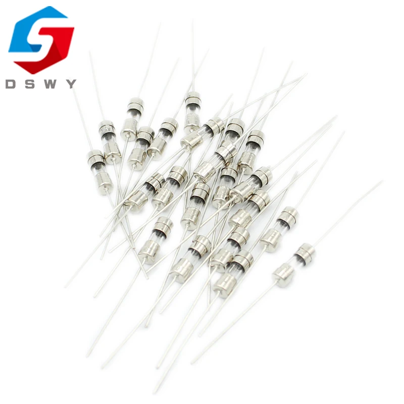 

10pcs/lot 3.6*10 Fast-blow Glass Tube Fuse Fast Break With pin 3.6x10mm 0.5A 1A 1.5A 2A 3A 3.15A 4A 5A 6.3A 8A 10A AMP 250V