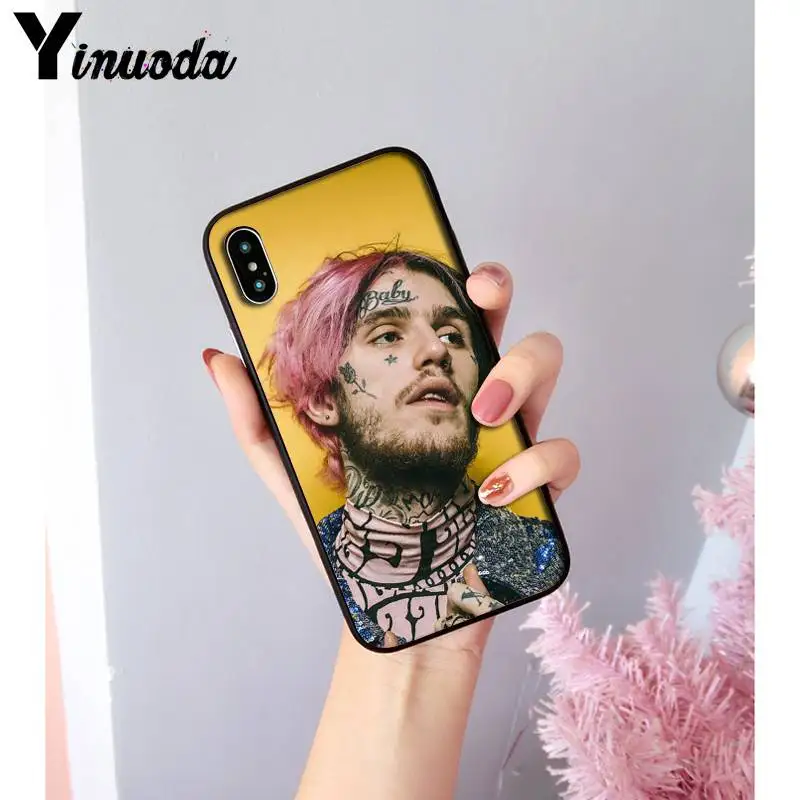 A4 Yinuoda Lil Peep Lil Bo Peep Красочный милый чехол для телефона iPhone 8 7 6 6S Plus X XS MAX 5 5S SE XR мобильный чехол - Цвет: A4