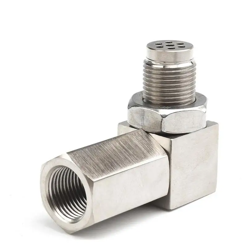 L Серебряный Тип автомобильный кислородный датчик Сенсор адаптер двигателя