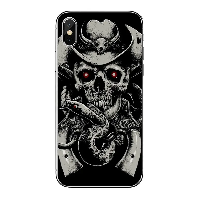 Прозрачные мягкие чехлы для iPod Touch iPhone 4 4S 5 5S 5C SE 6 6S 7 8 X XR XS Plus MAX skull 3d hd обои |