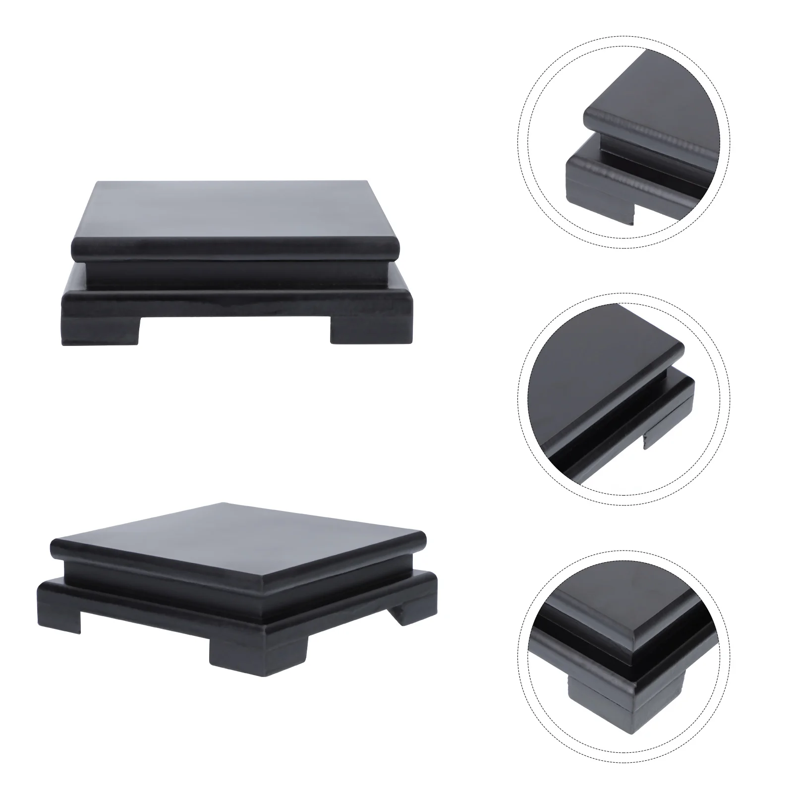 

1PC Wood Display Base Vase Stand Accessories Decoration Display Stand Base