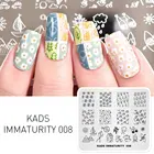 Маникюрный шаблон для принтера ногтей AriesLibra, пластина для стемпинга для нейл-арта