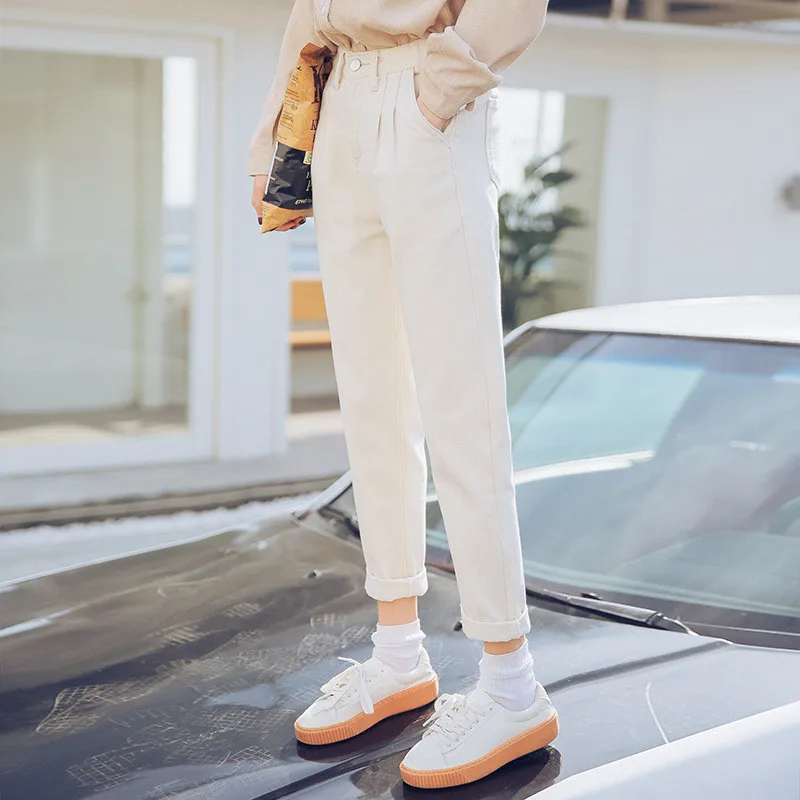 Женские джинсовые шаровары с высокой талией новинка весны-лета 2021 модные