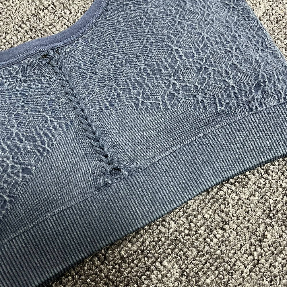 Seamless Hollow-out Gym Set Women Fitness Yoga Set Sports Suits High Waist Leggings+Push Up Bra 2 peice Set Sportswear 2021New