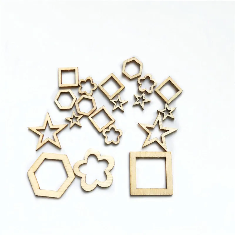 Деревянные подвесные украшения в форме цветка листка сердца для дома вечеринки