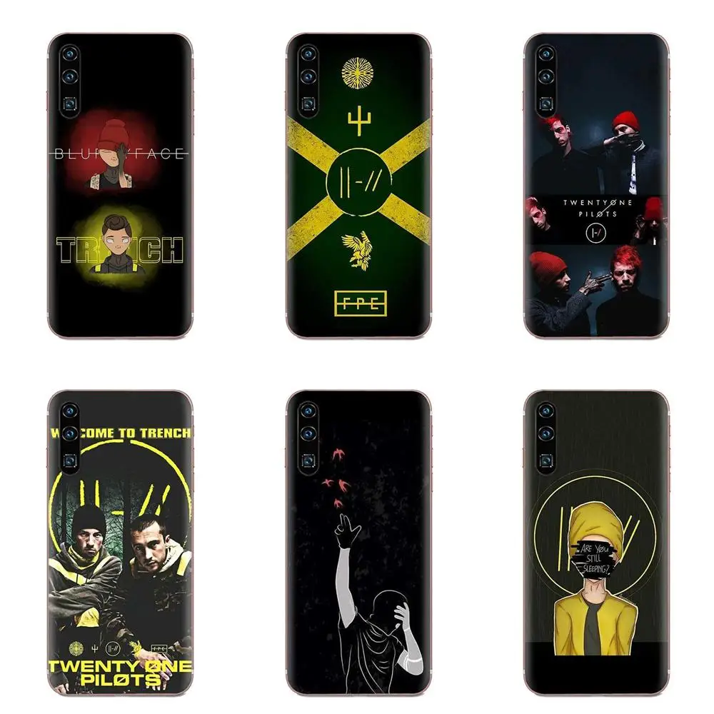 Мягкий ТПУ Модный чехол Twenty One Pilots Po для Xiaomi Redmi 3 3S 4 4A 4X 5 6 6A 7 K20 Note 2 5A Plus Pro|Бамперы| |