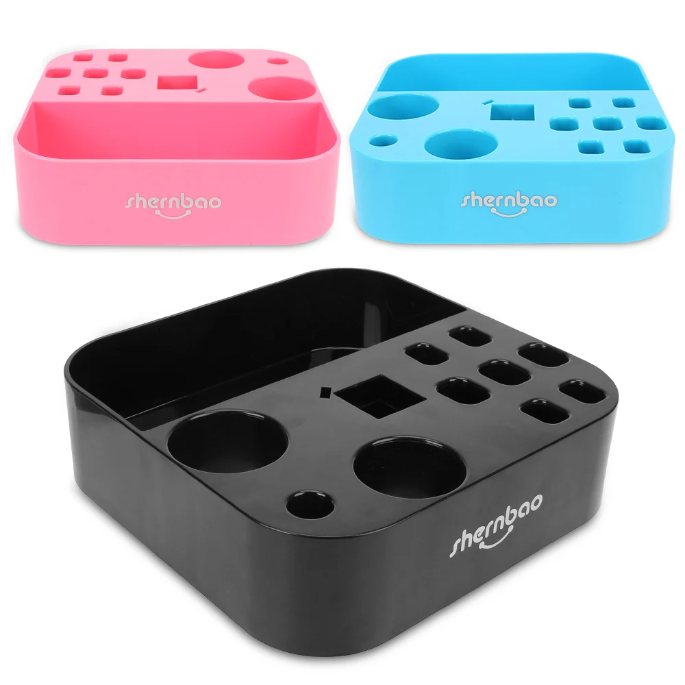 Plastic Storage Box Pet Grooming Tools Table Scissors Dog Comb Boxes On the bracket Dog Cat Supplies