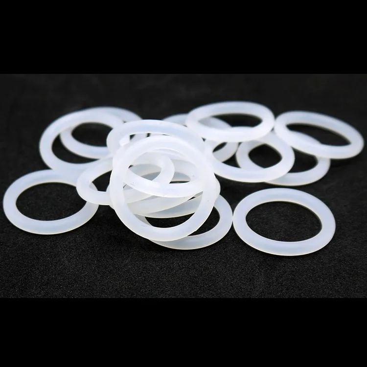 1pc Seal O Ring Gasket CS 5mm Thickness OD 205mm ~ 280mm VMQ Silicone Rubber Waterproof Washer Spacer Insulated Round Red White |