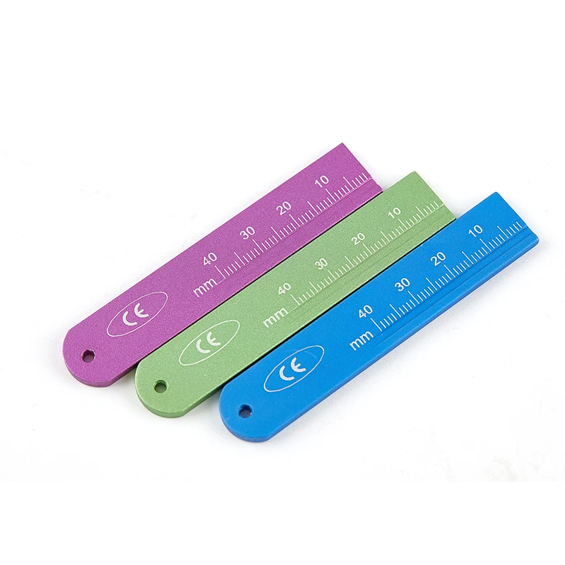 

Стоматологический инструмент из алюминиевого сплава, стоматологическая кольцевая линейка, инструмент для измерения корневого канала