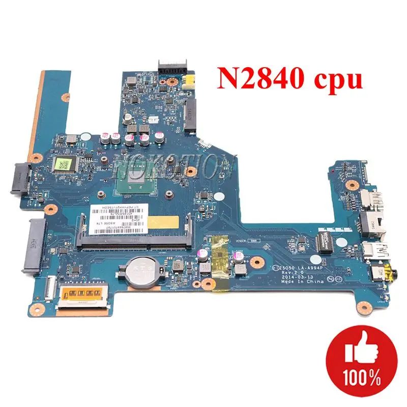NOKOTION ZSO50 LA-A994P 788289-001 788289-501 основная плата для HP Pavilion 15-R Материнская плата ноутбука N2840 Процессор