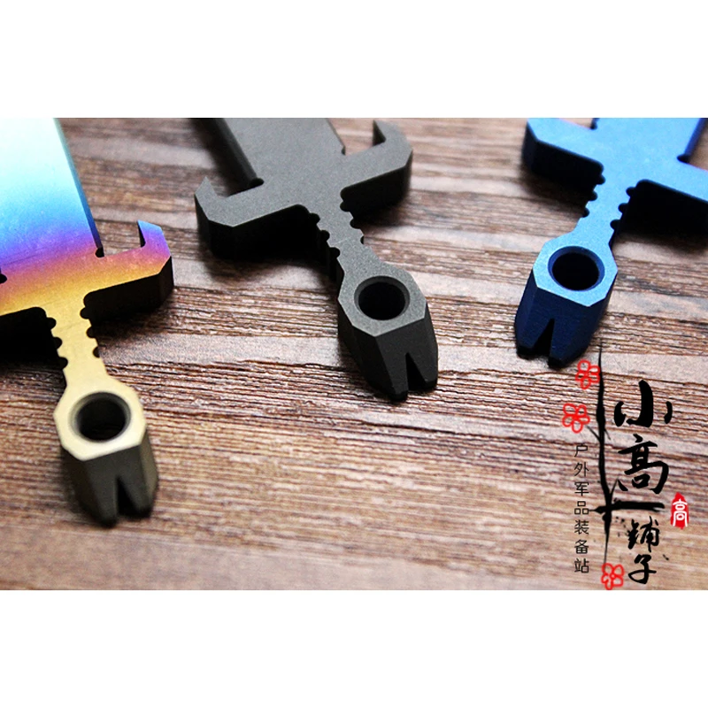 Титановый быстросъемный Мини Многофункциональный Открыватель для бутылок