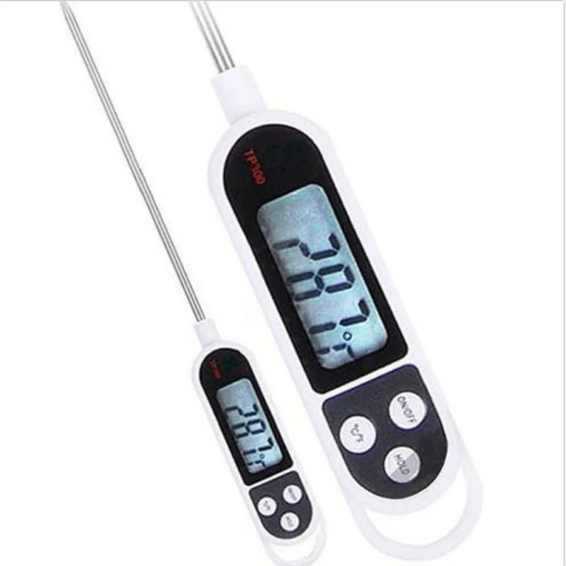 

Automatic Stainless Steel Digital Probe Kitchen Water Measuring Food Thermometer