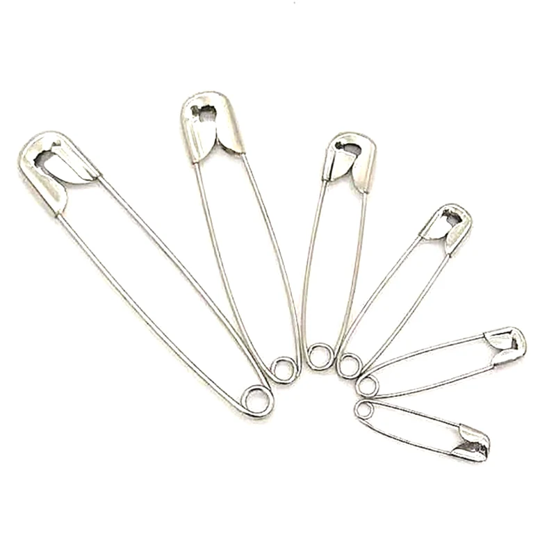 Золотые и серебряные безопасные булавки 250 шт. металлические зажимы сделай сам