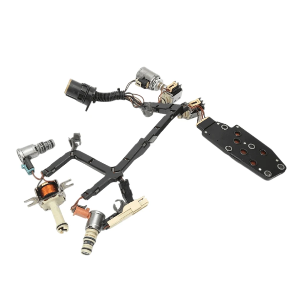 

7 Piece 4L60E Transmission Solenoid Kit with Wiring Harness ,4L65E, Replacement ,Accessories Parts Professionall