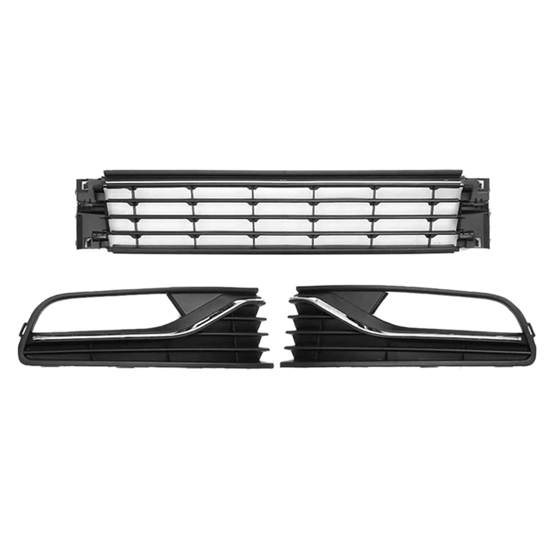 Car Front Bumper Lower Centre Grille Cover Fog Light Trim For-Polo 2014-2017 6R0853677A9B9 | Автомобили и мотоциклы