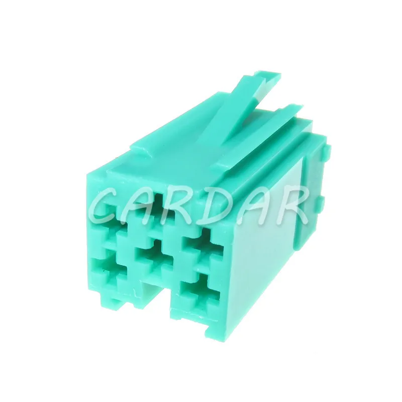 

1 Set 6 Pin 4A0 972 643A 4A0972643A Aux Stereo Sockets Auto Electric Car Automobile Audio Connector For VW